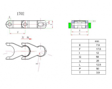 1702/1702M系列  龍骨鏈