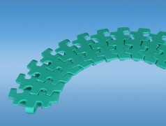 826塑料轉(zhuǎn)彎鏈板